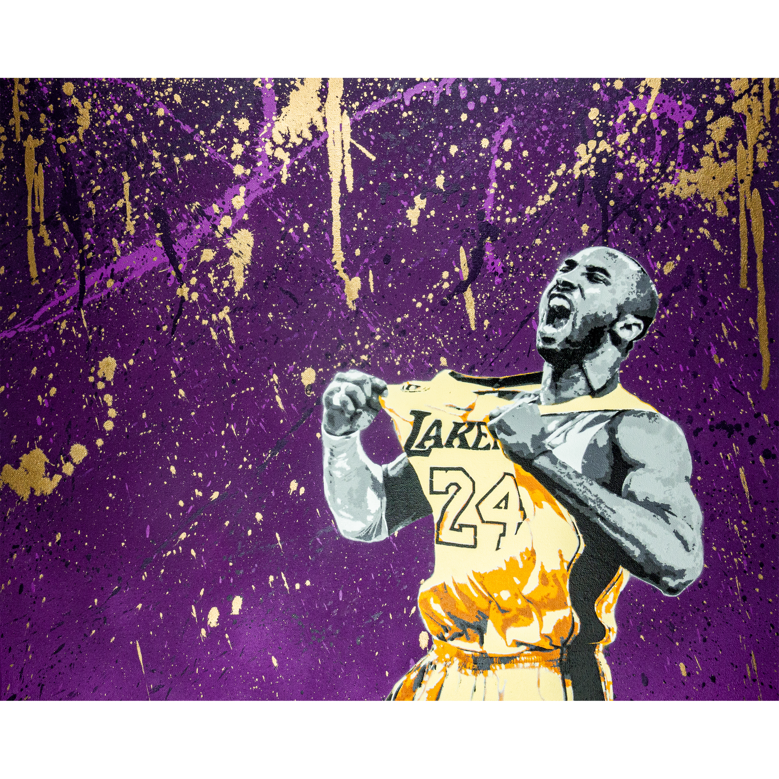 希少！Kobe Bryant アート作品 Lakers 24 Amazon.com: 24x36 Kobe Bryant Giant Poster, Lakers #24 Legend